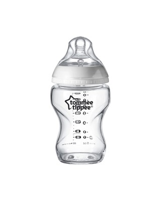 Tommee Tippee 1X 250ML Glass Bottle